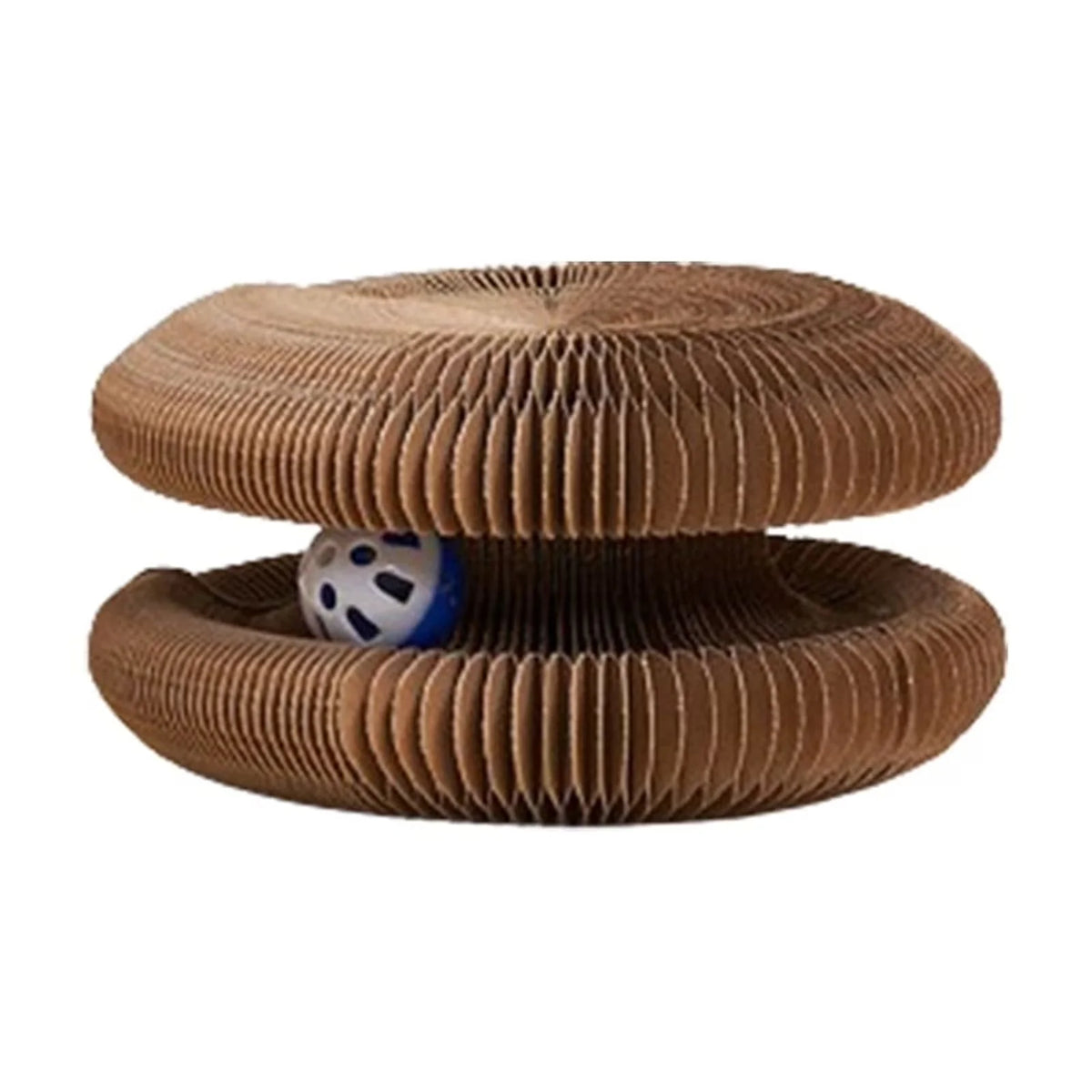 Kitty Kurlz Cat Toy, Kitty Curls Cat Toy, Magic Kitty Kurlz Cat Toy Marlene, Foldable Magic Organ Cat Scratching Board Toy, round Interactive Accordion Cat Toy for Indoor Cats