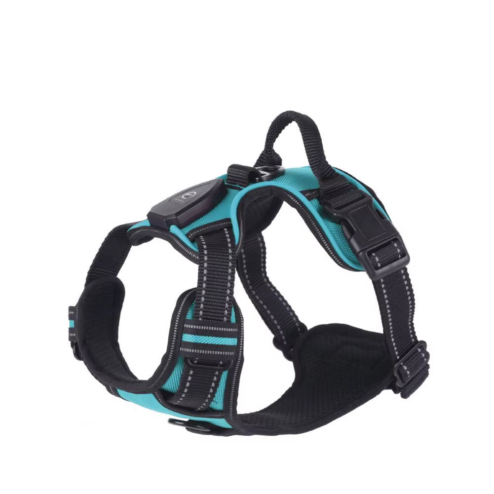 Pet Vest Harness Rechargeable Led Dog Harness for Night Walking Adjustable Glow Vest for Small Medium Dogs Pet Harness No Pull