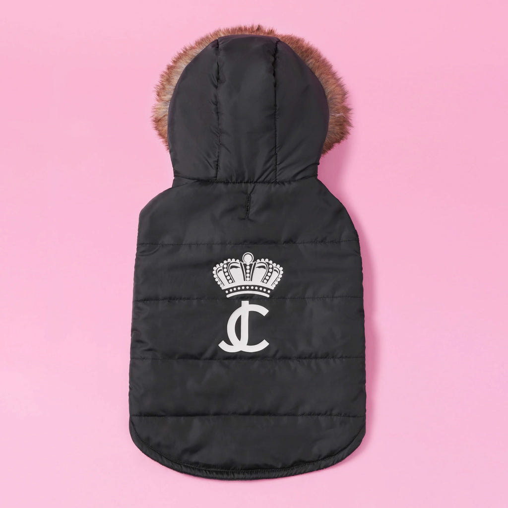 Pet Faux Fur Hooded Jacket
