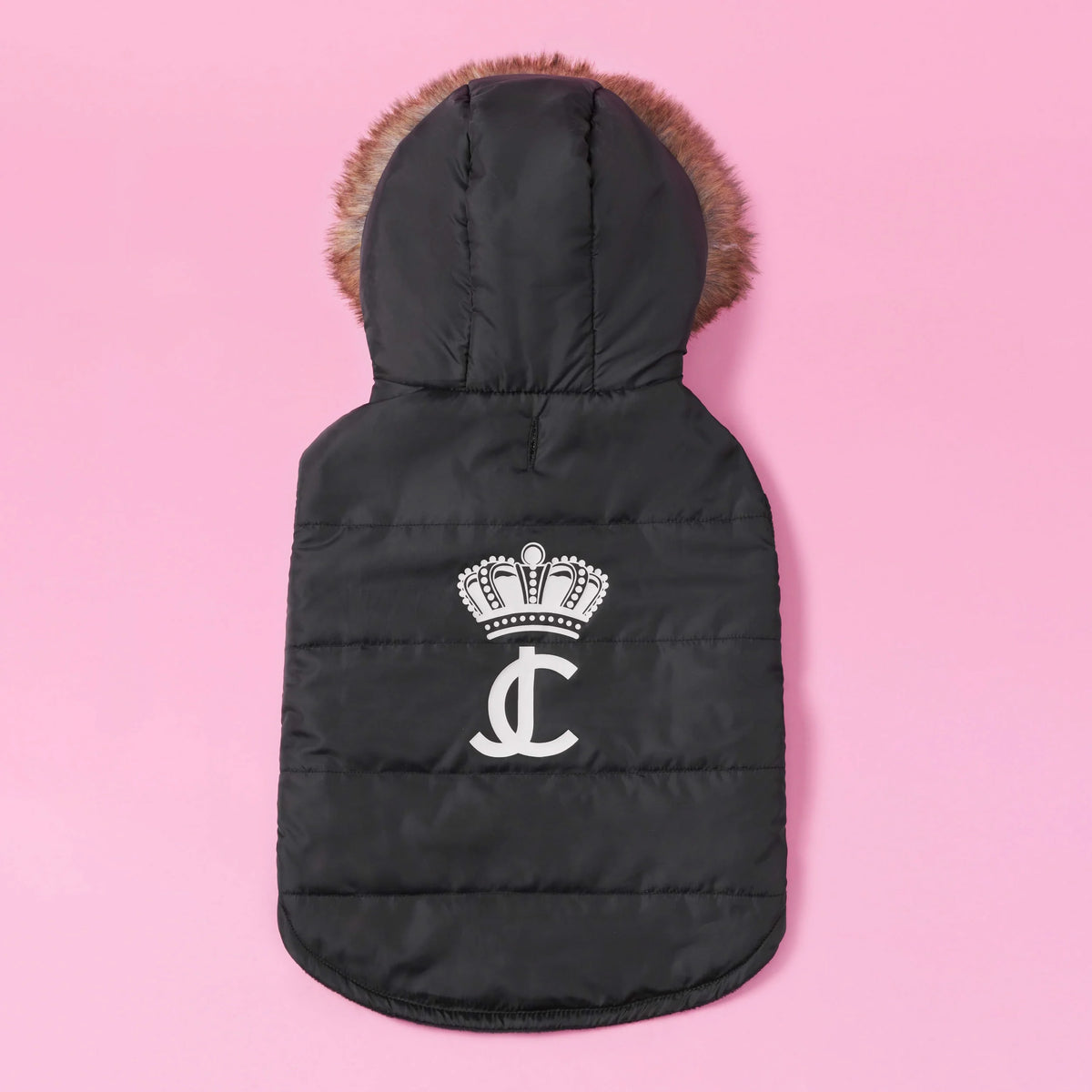 Pet Faux Fur Hooded Jacket
