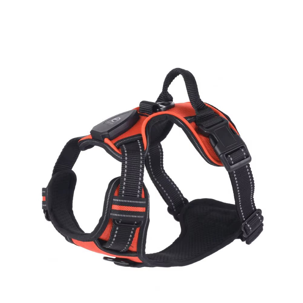 Pet Vest Harness Rechargeable Led Dog Harness for Night Walking Adjustable Glow Vest for Small Medium Dogs Pet Harness No Pull