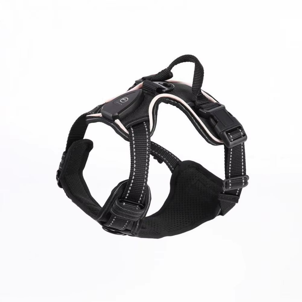 Pet Vest Harness Rechargeable Led Dog Harness for Night Walking Adjustable Glow Vest for Small Medium Dogs Pet Harness No Pull
