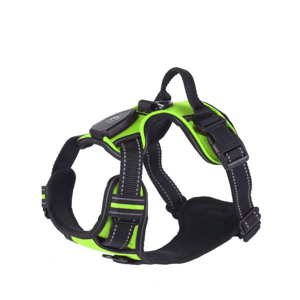 Pet Vest Harness Rechargeable Led Dog Harness for Night Walking Adjustable Glow Vest for Small Medium Dogs Pet Harness No Pull
