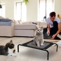 Dog Bed Mesh Cover Elevated Pet Bed Hammock Replacement Breathable Washable Raised Mattress Indoor Outdoor Pet Dog Hammock