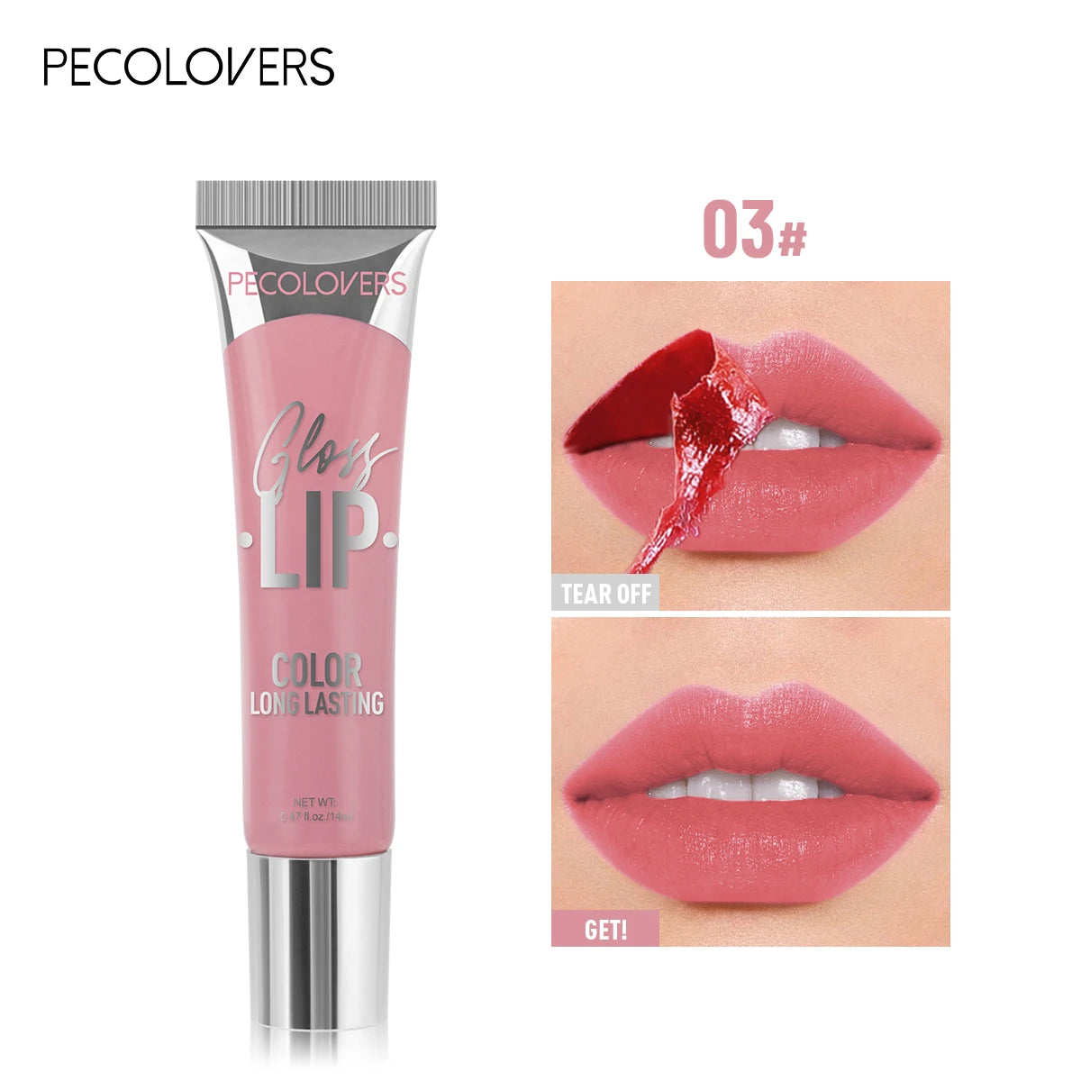 Peel-Off Tattoo Multi-Color Lip Gloss Lip Gloss Waterproof Long-Lasting Matte Lip Gloss Red Contour Peel-Off Lip Gloss Cosmetics