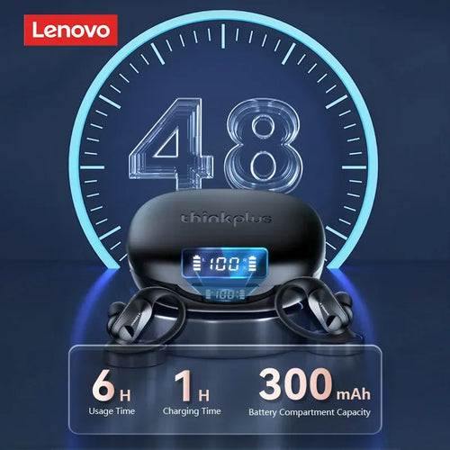 Original Lenovo LP75 TWS Bluetooth V5.3 Headphones Wireless LED