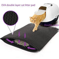 Cat Litter Mat EVA Double Layer Cat Litter Mat Cat Litter Basin Sand Falling Mat Eva Cat Litter Mat Cat Nest Mat Pet Mat