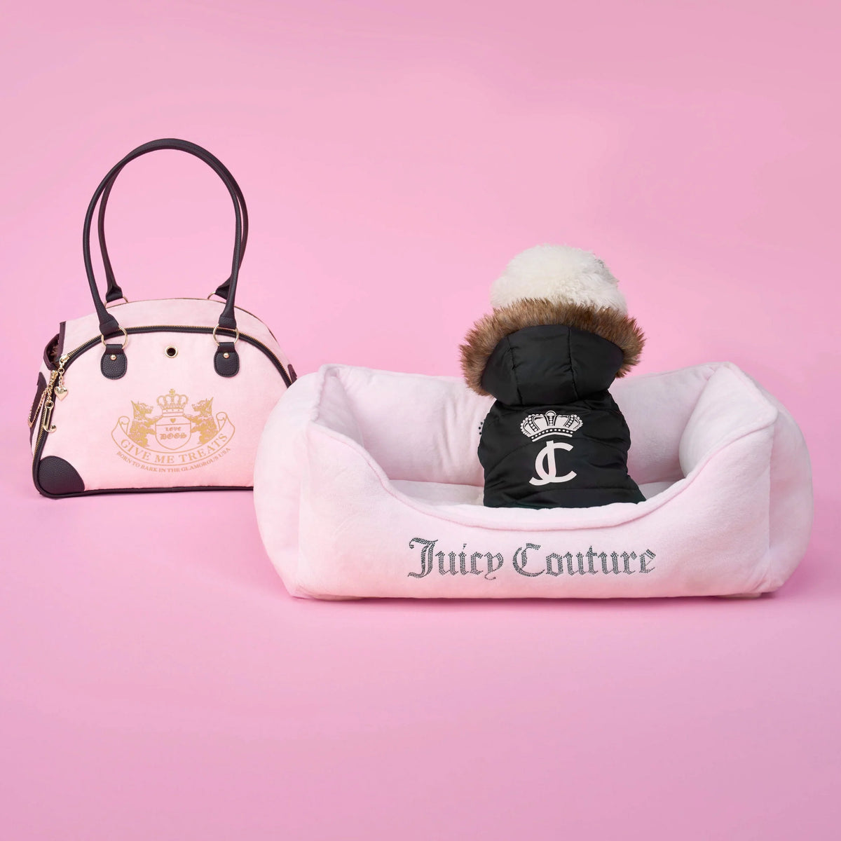 Pet Faux Fur Hooded Jacket