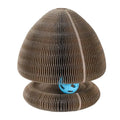 Corrugated Paper Pet Cat Scratcher Pad with Ball Foldable Cat Scratch Organ Board Cat Toy Cat Grinding Claw Kitten Exercise Toy